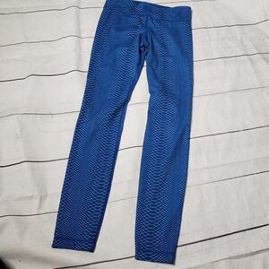 Under Armour leggings mermaid blue teal small